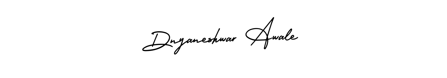 AmerikaSignatureDemo-Regular is a professional signature style that is perfect for those who want to add a touch of class to their signature. It is also a great choice for those who want to make their signature more unique. Get Dnyaneshwar Awale name to fancy signature for free. Dnyaneshwar Awale signature style 3 images and pictures png