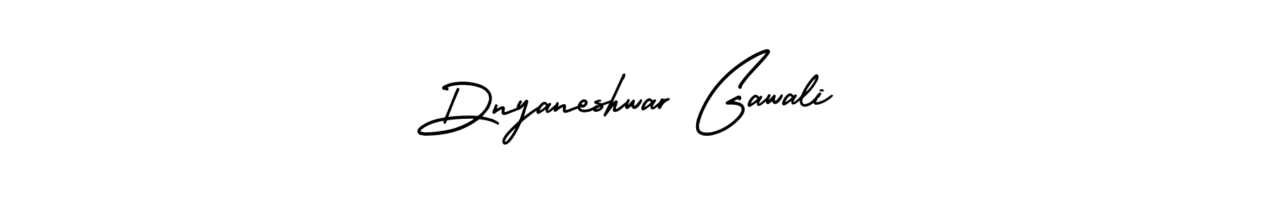 You should practise on your own different ways (AmerikaSignatureDemo-Regular) to write your name (Dnyaneshwar Gawali) in signature. don't let someone else do it for you. Dnyaneshwar Gawali signature style 3 images and pictures png