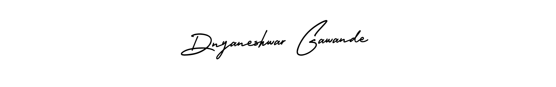 Create a beautiful signature design for name Dnyaneshwar Gawande. With this signature (AmerikaSignatureDemo-Regular) fonts, you can make a handwritten signature for free. Dnyaneshwar Gawande signature style 3 images and pictures png