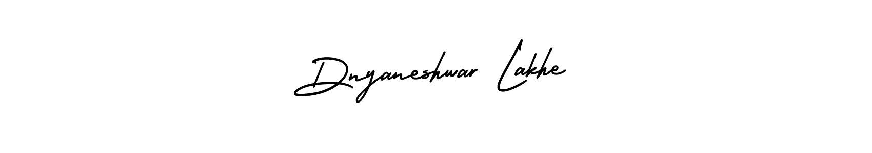 Dnyaneshwar Lakhe stylish signature style. Best Handwritten Sign (AmerikaSignatureDemo-Regular) for my name. Handwritten Signature Collection Ideas for my name Dnyaneshwar Lakhe. Dnyaneshwar Lakhe signature style 3 images and pictures png