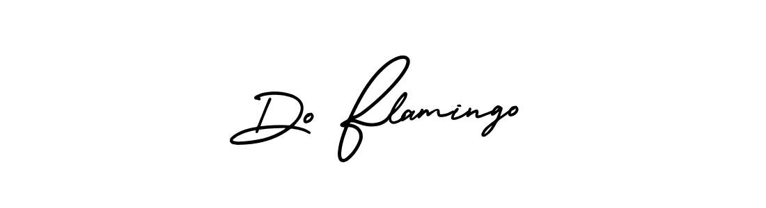 Do Flamingo stylish signature style. Best Handwritten Sign (AmerikaSignatureDemo-Regular) for my name. Handwritten Signature Collection Ideas for my name Do Flamingo. Do Flamingo signature style 3 images and pictures png