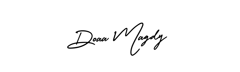 Create a beautiful signature design for name Doaa Magdy. With this signature (AmerikaSignatureDemo-Regular) fonts, you can make a handwritten signature for free. Doaa Magdy signature style 3 images and pictures png