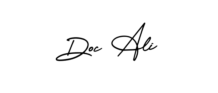 Similarly AmerikaSignatureDemo-Regular is the best handwritten signature design. Signature creator online .You can use it as an online autograph creator for name Doc Ali. Doc Ali signature style 3 images and pictures png