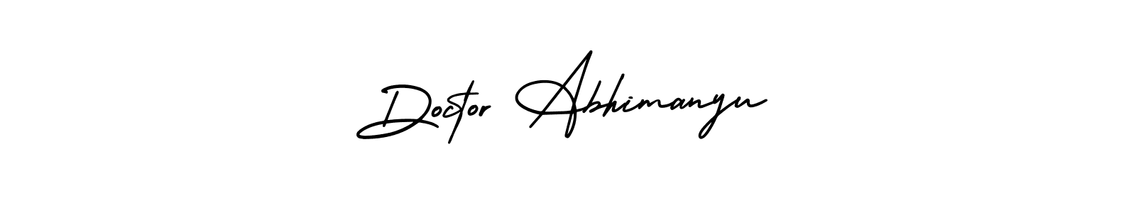 Once you've used our free online signature maker to create your best signature AmerikaSignatureDemo-Regular style, it's time to enjoy all of the benefits that Doctor Abhimanyu name signing documents. Doctor Abhimanyu signature style 3 images and pictures png