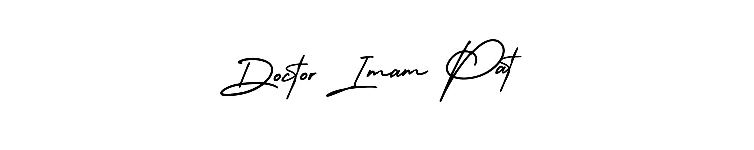How to make Doctor Imam Pat name signature. Use AmerikaSignatureDemo-Regular style for creating short signs online. This is the latest handwritten sign. Doctor Imam Pat signature style 3 images and pictures png