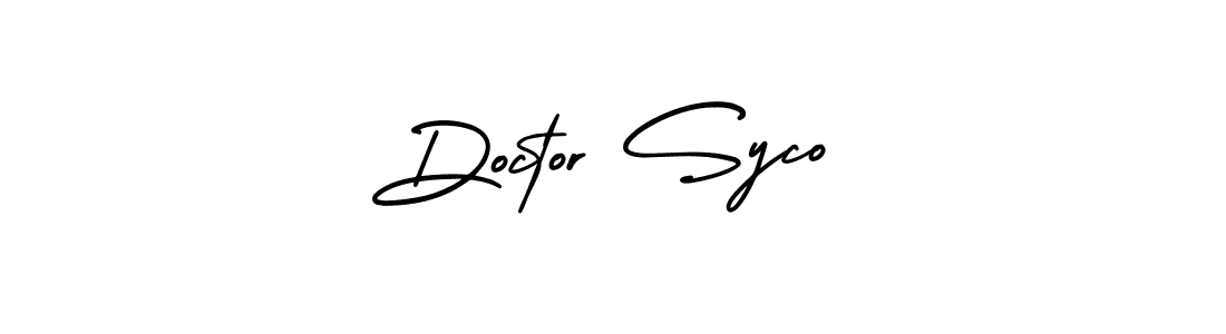 Design your own signature with our free online signature maker. With this signature software, you can create a handwritten (AmerikaSignatureDemo-Regular) signature for name Doctor Syco. Doctor Syco signature style 3 images and pictures png