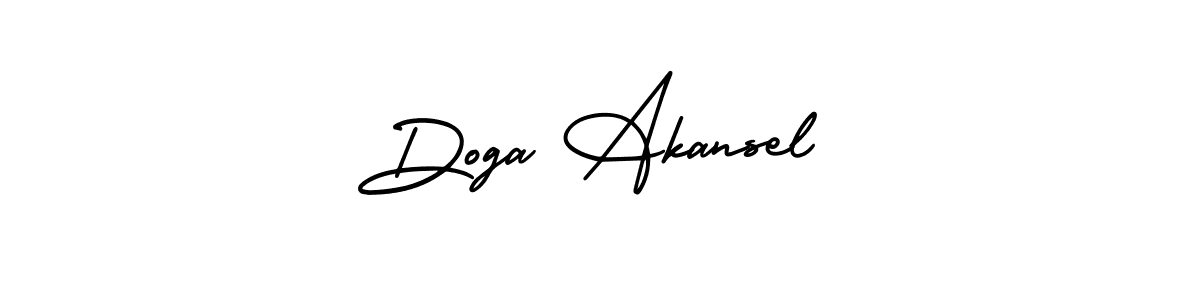 Make a beautiful signature design for name Doga Akansel. With this signature (AmerikaSignatureDemo-Regular) style, you can create a handwritten signature for free. Doga Akansel signature style 3 images and pictures png