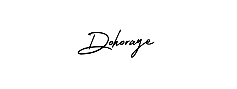 Design your own signature with our free online signature maker. With this signature software, you can create a handwritten (AmerikaSignatureDemo-Regular) signature for name Dohoraye. Dohoraye signature style 3 images and pictures png