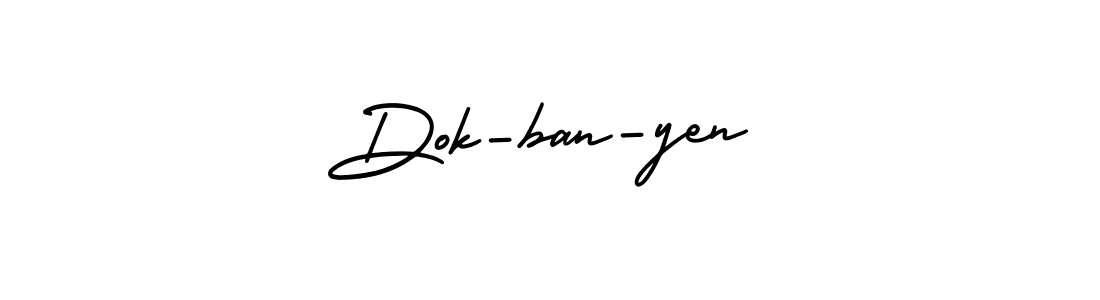 Check out images of Autograph of Dok-ban-yen name. Actor Dok-ban-yen Signature Style. AmerikaSignatureDemo-Regular is a professional sign style online. Dok-ban-yen signature style 3 images and pictures png