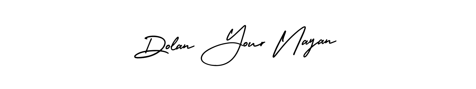 Create a beautiful signature design for name Dolan Your Nayan. With this signature (AmerikaSignatureDemo-Regular) fonts, you can make a handwritten signature for free. Dolan Your Nayan signature style 3 images and pictures png