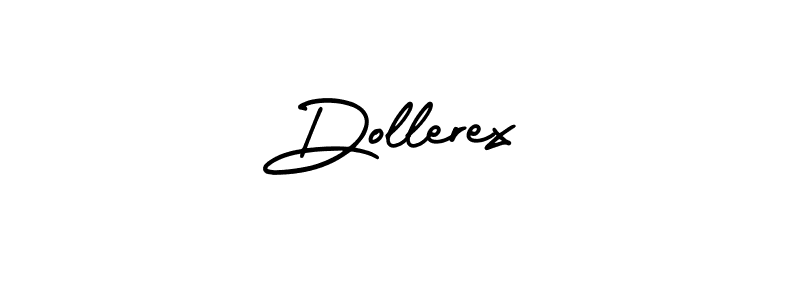 The best way (AmerikaSignatureDemo-Regular) to make a short signature is to pick only two or three words in your name. The name Dollerex include a total of six letters. For converting this name. Dollerex signature style 3 images and pictures png