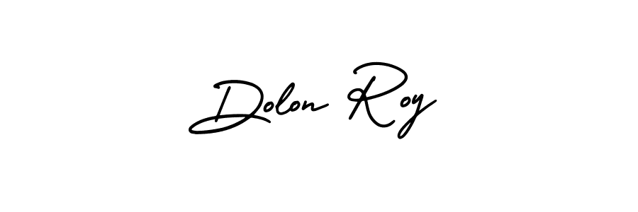 Dolon Roy stylish signature style. Best Handwritten Sign (AmerikaSignatureDemo-Regular) for my name. Handwritten Signature Collection Ideas for my name Dolon Roy. Dolon Roy signature style 3 images and pictures png
