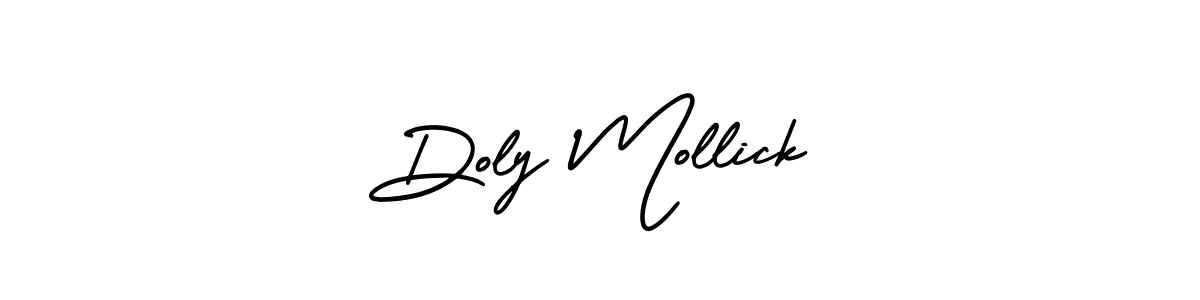 Make a beautiful signature design for name Doly Mollick. Use this online signature maker to create a handwritten signature for free. Doly Mollick signature style 3 images and pictures png