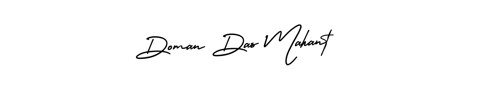 Make a beautiful signature design for name Doman Das Mahant. Use this online signature maker to create a handwritten signature for free. Doman Das Mahant signature style 3 images and pictures png