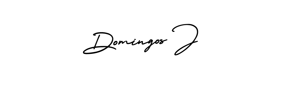 AmerikaSignatureDemo-Regular is a professional signature style that is perfect for those who want to add a touch of class to their signature. It is also a great choice for those who want to make their signature more unique. Get Domingos J name to fancy signature for free. Domingos J signature style 3 images and pictures png