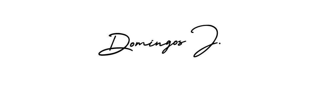 It looks lik you need a new signature style for name Domingos J.. Design unique handwritten (AmerikaSignatureDemo-Regular) signature with our free signature maker in just a few clicks. Domingos J. signature style 3 images and pictures png
