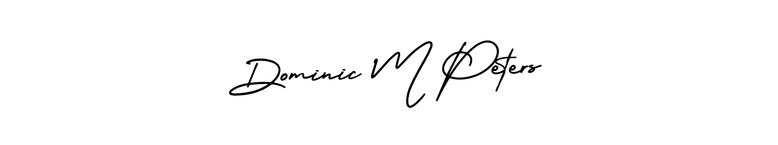 if you are searching for the best signature style for your name Dominic M Peters. so please give up your signature search. here we have designed multiple signature styles  using AmerikaSignatureDemo-Regular. Dominic M Peters signature style 3 images and pictures png
