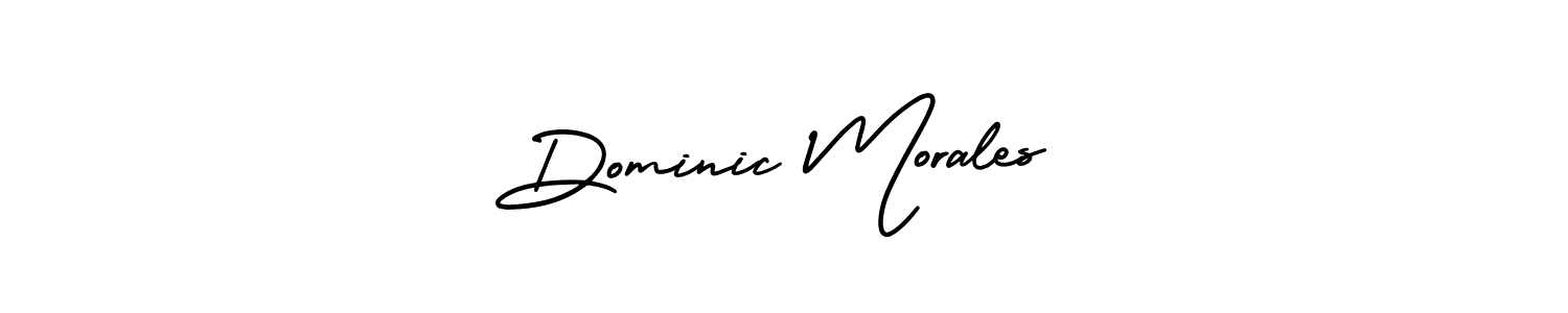 Best and Professional Signature Style for Dominic Morales. AmerikaSignatureDemo-Regular Best Signature Style Collection. Dominic Morales signature style 3 images and pictures png