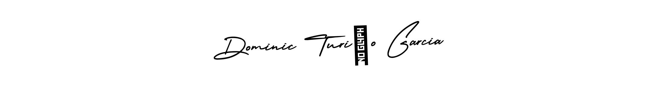 Similarly AmerikaSignatureDemo-Regular is the best handwritten signature design. Signature creator online .You can use it as an online autograph creator for name Dominic Turiño Garcia. Dominic Turiño Garcia signature style 3 images and pictures png