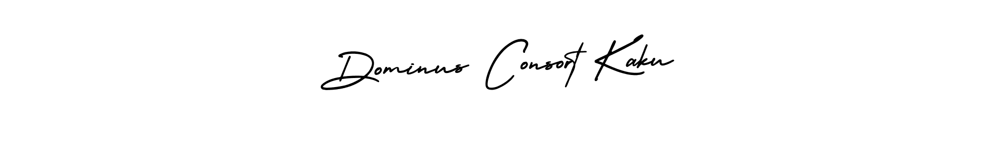 How to make Dominus Consort Kaku name signature. Use AmerikaSignatureDemo-Regular style for creating short signs online. This is the latest handwritten sign. Dominus Consort Kaku signature style 3 images and pictures png