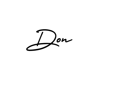 How to make Don  name signature. Use AmerikaSignatureDemo-Regular style for creating short signs online. This is the latest handwritten sign. Don  signature style 3 images and pictures png