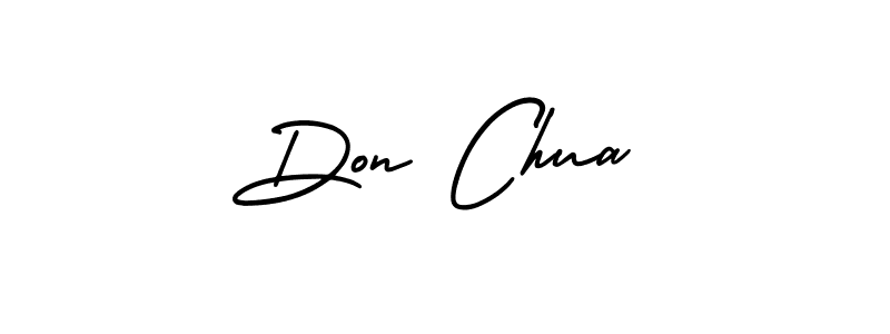 Use a signature maker to create a handwritten signature online. With this signature software, you can design (AmerikaSignatureDemo-Regular) your own signature for name Don Chua. Don Chua signature style 3 images and pictures png