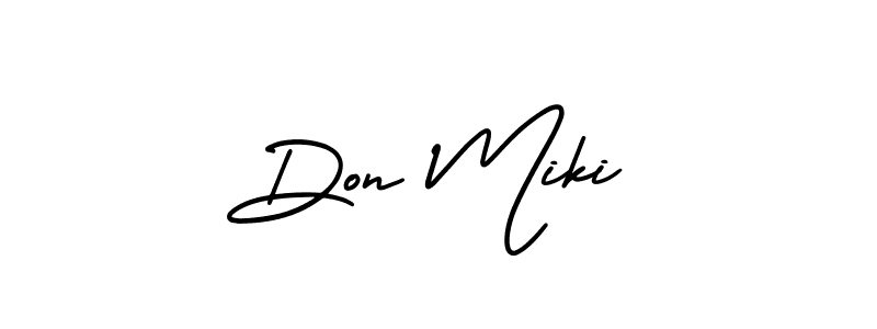 It looks lik you need a new signature style for name Don Miki. Design unique handwritten (AmerikaSignatureDemo-Regular) signature with our free signature maker in just a few clicks. Don Miki signature style 3 images and pictures png