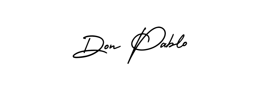 How to make Don Pablo signature? AmerikaSignatureDemo-Regular is a professional autograph style. Create handwritten signature for Don Pablo name. Don Pablo signature style 3 images and pictures png