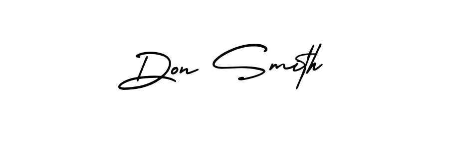 Create a beautiful signature design for name Don Smith. With this signature (AmerikaSignatureDemo-Regular) fonts, you can make a handwritten signature for free. Don Smith signature style 3 images and pictures png