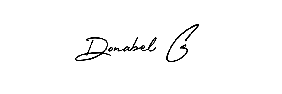 Make a short Donabel G signature style. Manage your documents anywhere anytime using AmerikaSignatureDemo-Regular. Create and add eSignatures, submit forms, share and send files easily. Donabel G signature style 3 images and pictures png