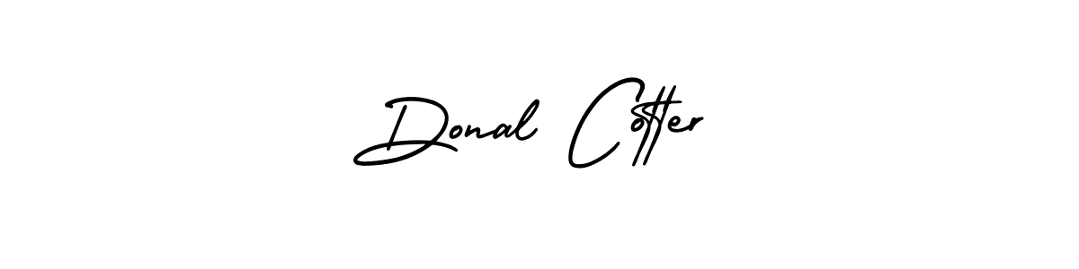 Also we have Donal Cotter name is the best signature style. Create professional handwritten signature collection using AmerikaSignatureDemo-Regular autograph style. Donal Cotter signature style 3 images and pictures png