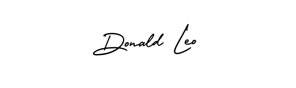 AmerikaSignatureDemo-Regular is a professional signature style that is perfect for those who want to add a touch of class to their signature. It is also a great choice for those who want to make their signature more unique. Get Donald Leo name to fancy signature for free. Donald Leo signature style 3 images and pictures png