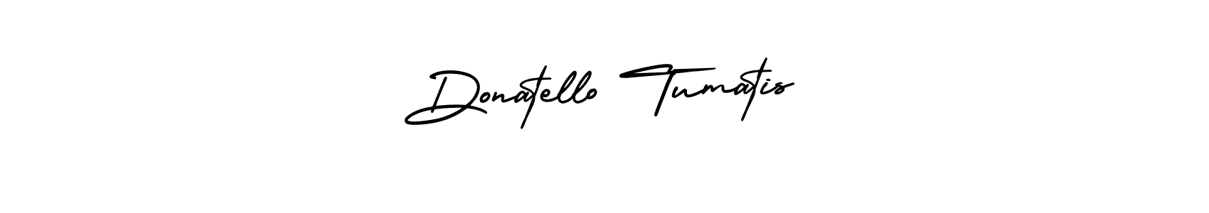 Use a signature maker to create a handwritten signature online. With this signature software, you can design (AmerikaSignatureDemo-Regular) your own signature for name Donatello Tumatis. Donatello Tumatis signature style 3 images and pictures png