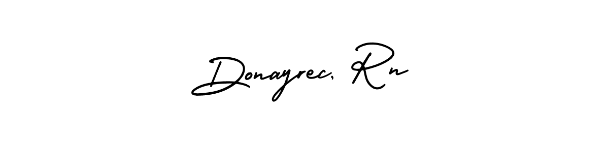 Create a beautiful signature design for name Donayrec, Rn. With this signature (AmerikaSignatureDemo-Regular) fonts, you can make a handwritten signature for free. Donayrec, Rn signature style 3 images and pictures png