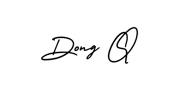 You should practise on your own different ways (AmerikaSignatureDemo-Regular) to write your name (Dong Q) in signature. don't let someone else do it for you. Dong Q signature style 3 images and pictures png