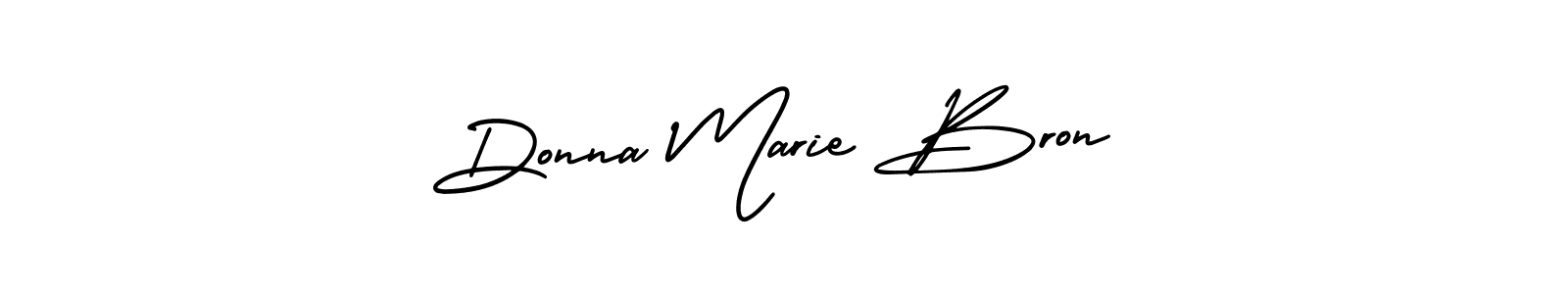 Design your own signature with our free online signature maker. With this signature software, you can create a handwritten (AmerikaSignatureDemo-Regular) signature for name Donna Marie Bron. Donna Marie Bron signature style 3 images and pictures png