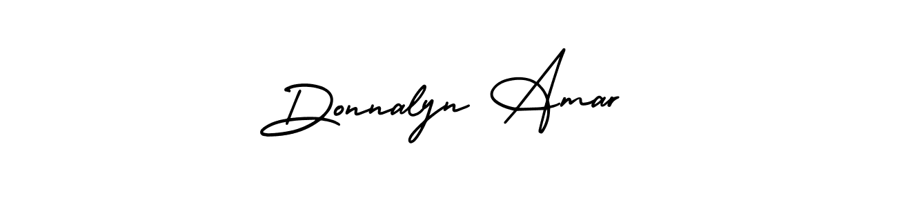 Use a signature maker to create a handwritten signature online. With this signature software, you can design (AmerikaSignatureDemo-Regular) your own signature for name Donnalyn Amar. Donnalyn Amar signature style 3 images and pictures png