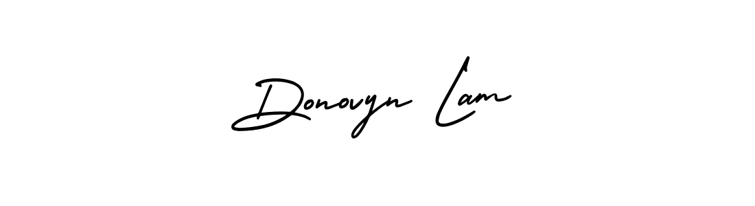 Also we have Donovyn Lam name is the best signature style. Create professional handwritten signature collection using AmerikaSignatureDemo-Regular autograph style. Donovyn Lam signature style 3 images and pictures png