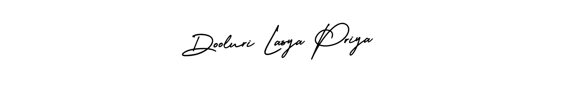 Create a beautiful signature design for name Dooluri Lasya Priya. With this signature (AmerikaSignatureDemo-Regular) fonts, you can make a handwritten signature for free. Dooluri Lasya Priya signature style 3 images and pictures png