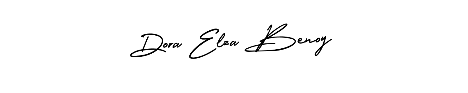 Also You can easily find your signature by using the search form. We will create Dora Elza Benoy name handwritten signature images for you free of cost using AmerikaSignatureDemo-Regular sign style. Dora Elza Benoy signature style 3 images and pictures png