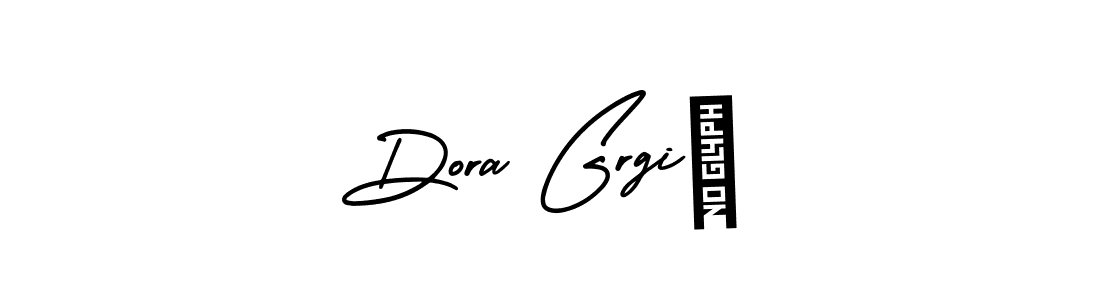 Use a signature maker to create a handwritten signature online. With this signature software, you can design (AmerikaSignatureDemo-Regular) your own signature for name Dora GrgiĆ. Dora GrgiĆ signature style 3 images and pictures png