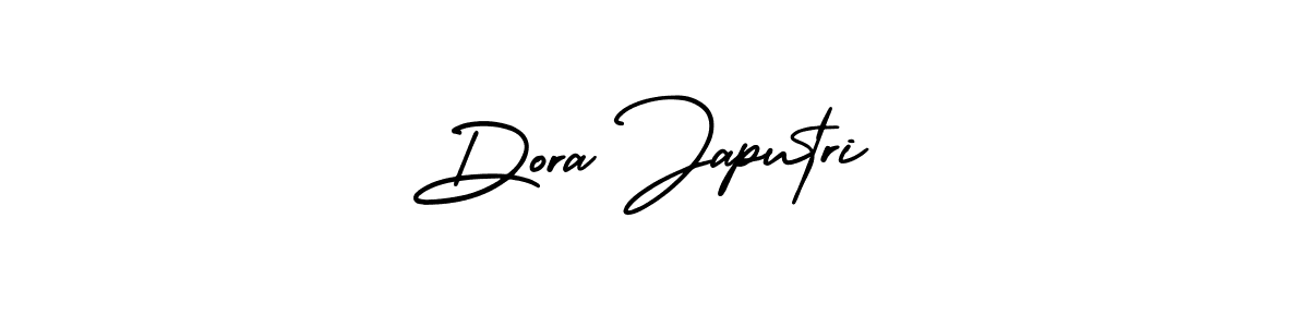 AmerikaSignatureDemo-Regular is a professional signature style that is perfect for those who want to add a touch of class to their signature. It is also a great choice for those who want to make their signature more unique. Get Dora Japutri name to fancy signature for free. Dora Japutri signature style 3 images and pictures png