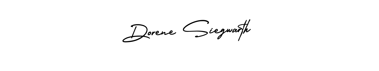 How to make Dorene Siegwarth name signature. Use AmerikaSignatureDemo-Regular style for creating short signs online. This is the latest handwritten sign. Dorene Siegwarth signature style 3 images and pictures png