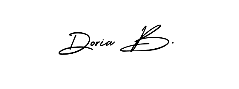 How to Draw Doria B. signature style? AmerikaSignatureDemo-Regular is a latest design signature styles for name Doria B.. Doria B. signature style 3 images and pictures png