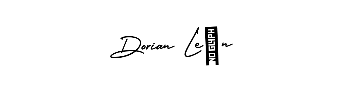 Make a beautiful signature design for name Dorian León. Use this online signature maker to create a handwritten signature for free. Dorian León signature style 3 images and pictures png