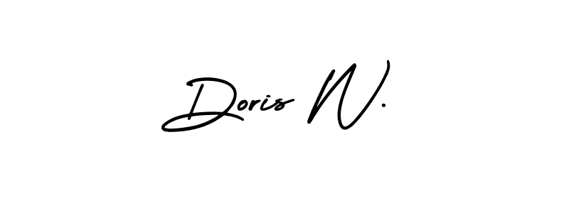 How to make Doris W. signature? AmerikaSignatureDemo-Regular is a professional autograph style. Create handwritten signature for Doris W. name. Doris W. signature style 3 images and pictures png