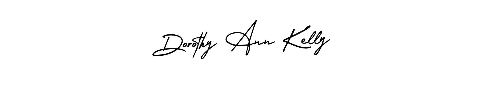 Dorothy Ann Kelly stylish signature style. Best Handwritten Sign (AmerikaSignatureDemo-Regular) for my name. Handwritten Signature Collection Ideas for my name Dorothy Ann Kelly. Dorothy Ann Kelly signature style 3 images and pictures png