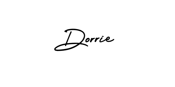 Make a beautiful signature design for name Dorrie. With this signature (AmerikaSignatureDemo-Regular) style, you can create a handwritten signature for free. Dorrie signature style 3 images and pictures png