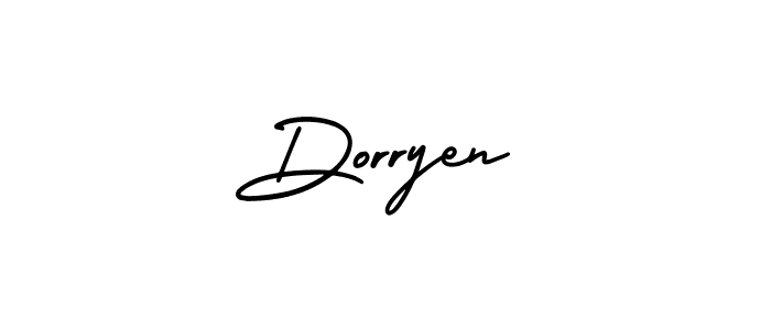 Dorryen stylish signature style. Best Handwritten Sign (AmerikaSignatureDemo-Regular) for my name. Handwritten Signature Collection Ideas for my name Dorryen. Dorryen signature style 3 images and pictures png