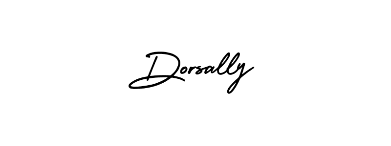 Make a beautiful signature design for name Dorsally. With this signature (AmerikaSignatureDemo-Regular) style, you can create a handwritten signature for free. Dorsally signature style 3 images and pictures png